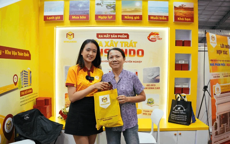 Ra mắt vữa cao cấp MINSANDO – Dấu ấn nổi bật tại Vietbuild 2025 6 13 5