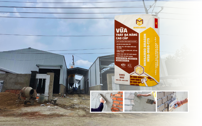Misando - thương hiệu tiên phong cải tiến dòng vữa trát cao cấp