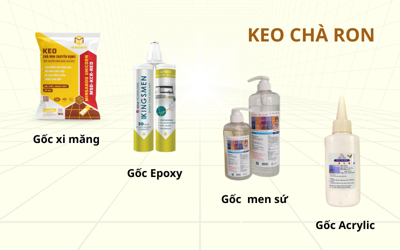 Top 3 thương hiệu keo chà ron gạch cao cấp kháng nước bán chạy nhất 2 các loại keo chà ron gạch