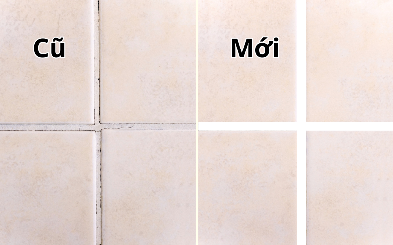 cải tạo đường ron cũ mới