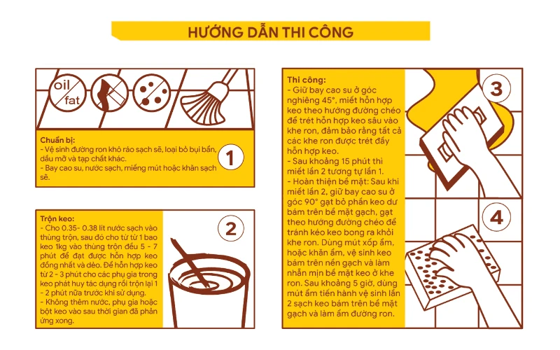Top 3 thương hiệu keo chà ron gạch cao cấp kháng nước bán chạy nhất 4 16 2