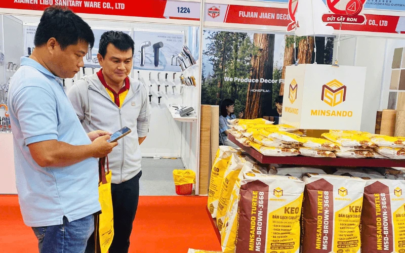 Ra mắt vữa cao cấp MINSANDO – Dấu ấn nổi bật tại Vietbuild 2025 2 18 3