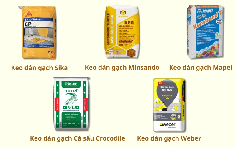 Thị trường keo dán gạch đa dạng thương hiệu với chất lượng ngày càng được cải thiện