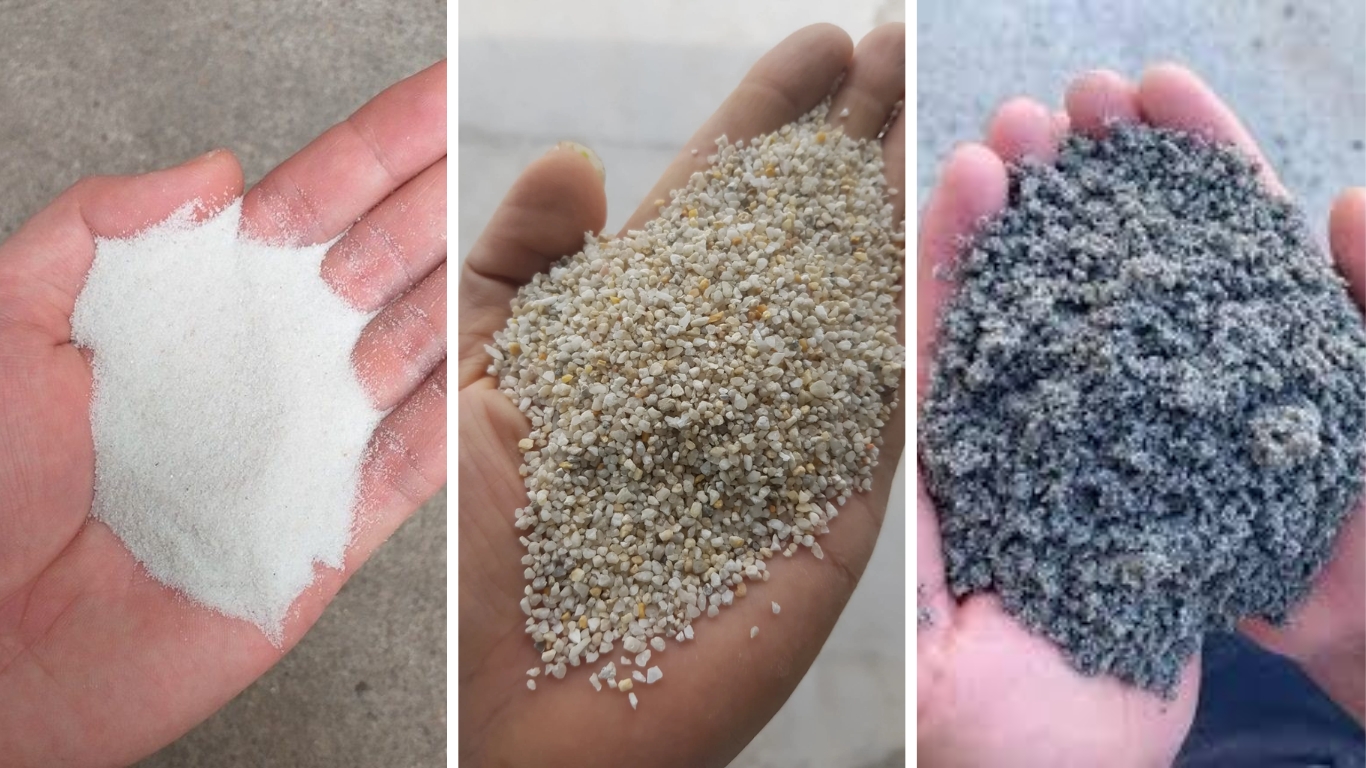 các loại cát sấy khô phổ biến