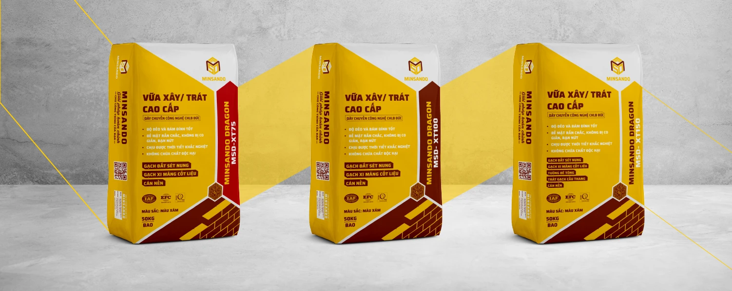 Các loại vữa trộn sẵn phổ biến thường gặp trên thị trường 2 cac loai vua tron san pho bien kem tinh nang dac biet 2