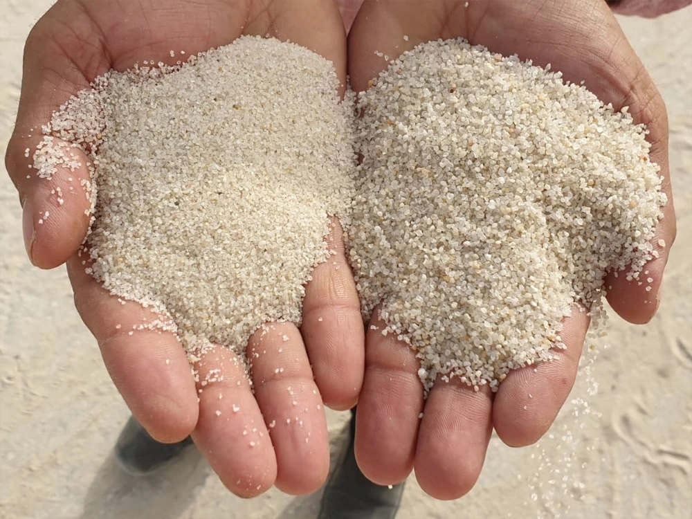 Cát thạch anh được sử dụng nhiều nhất trong dây chuyền cát sấy khô