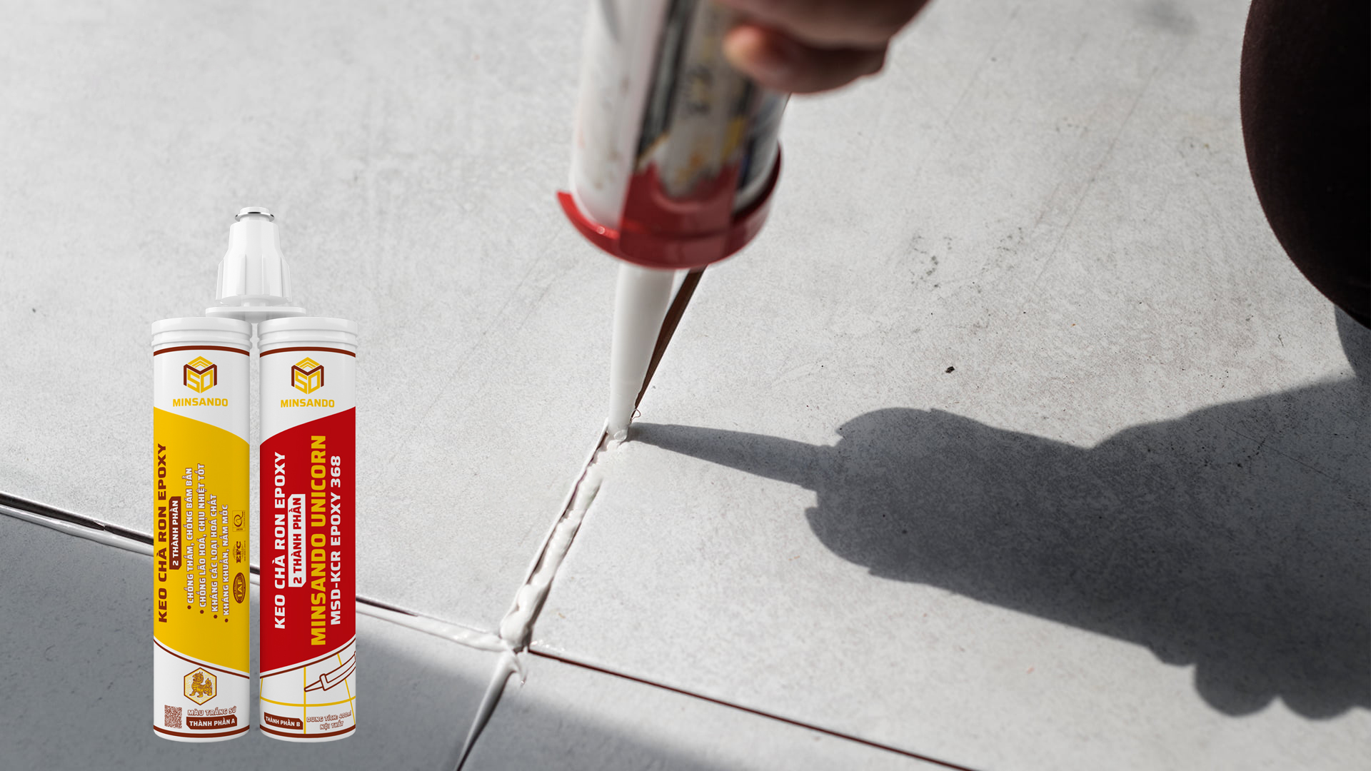 chọn keo epoxy chà ron