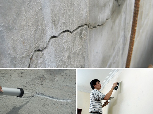 chống nứt tường mới xây