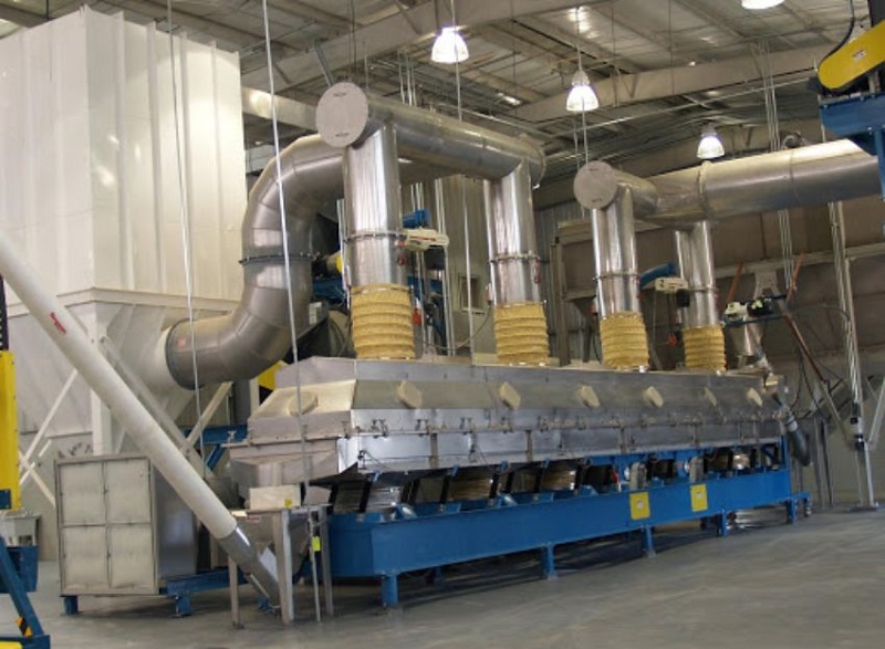 Dây chuyền cát sấy đa tầng trong sản xuất vữa trộn sẵn 4 công nghệ trong hệ thống sấy cát