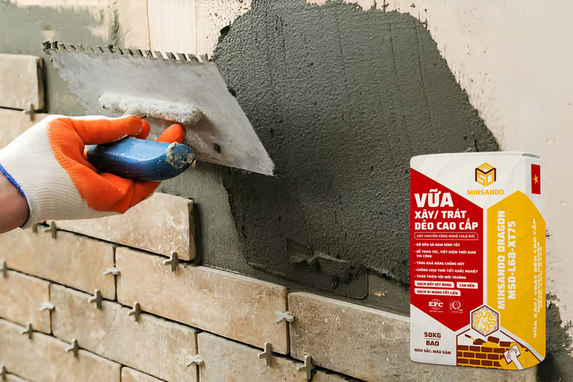 định mức vữa xây mác 75
