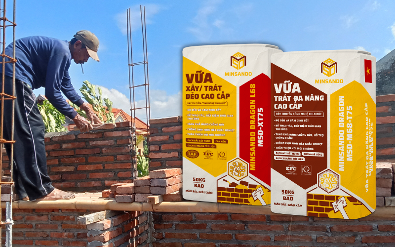 định mức vữa xây mác 75