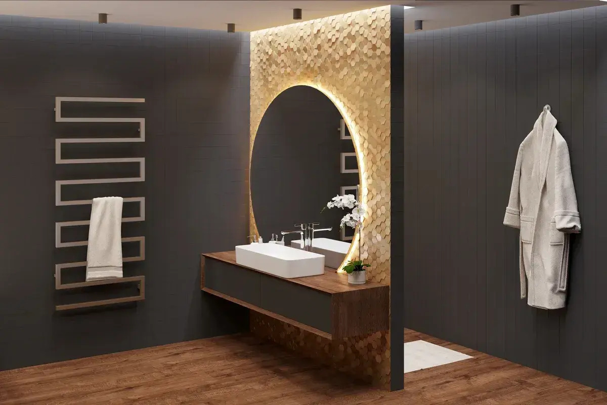Gợi ý 30+ mẫu gạch 3D trang trí đẹp, thu hút, không lỗi thời 19 gạch 3d nhà vệ sinh đẹp