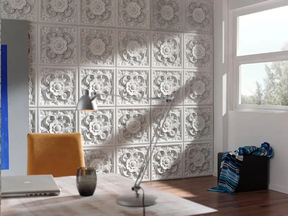 Gợi ý 30+ mẫu gạch 3D trang trí đẹp, thu hút, không lỗi thời 30 gach 3d showroom