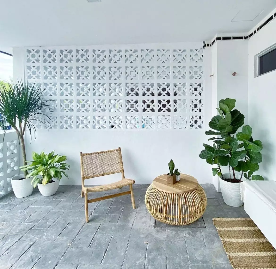 Gạch lấy sáng là gì? 20+ ý tưởng ứng dụng gạch lấy sáng trong nội thất 27 gạch bông làm tường bao