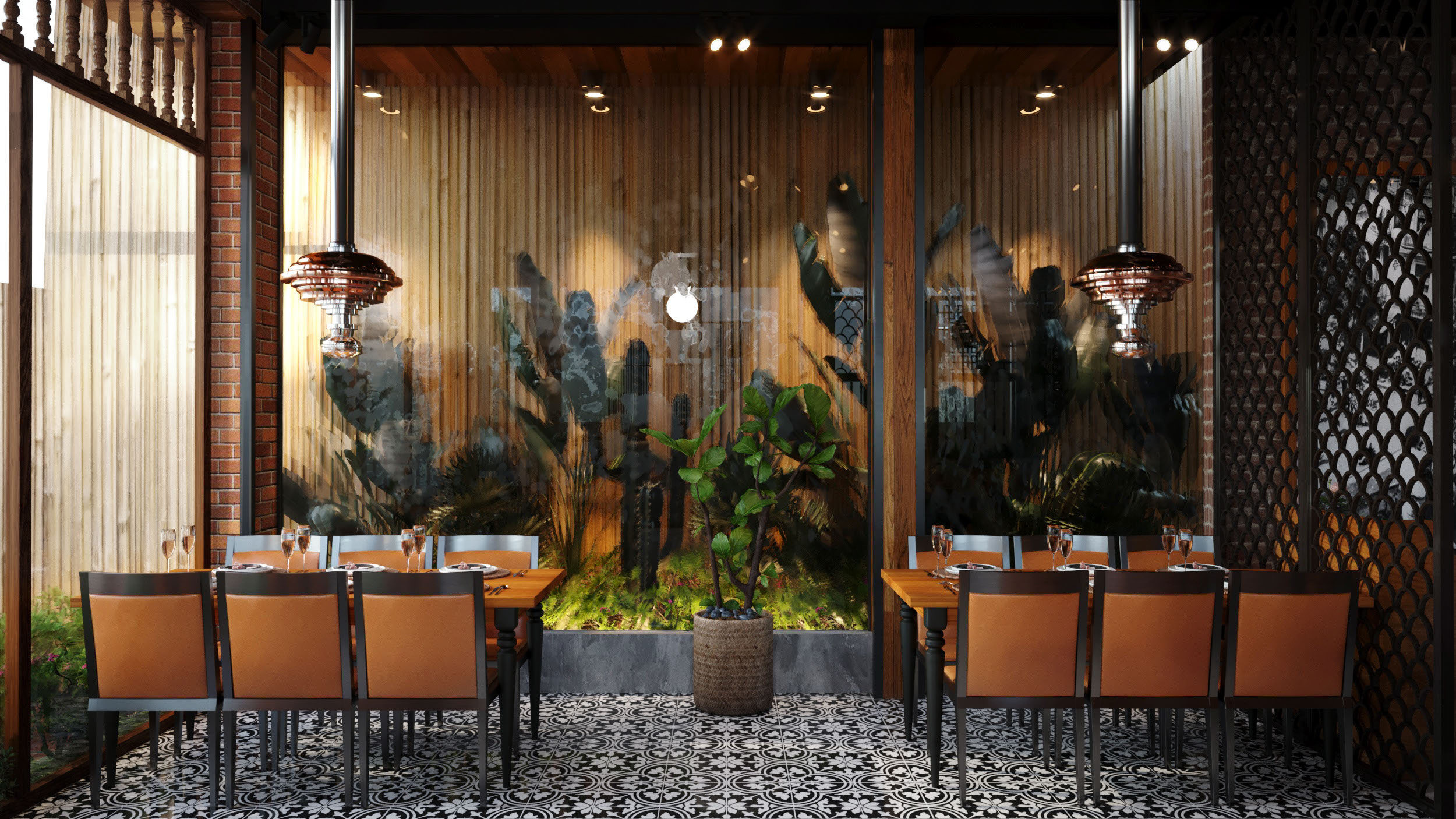 Top 99+ mẫu gạch bông lát nền bền - đẹp, mẫu mới trang trí 2025 6 gạch bông porcelain