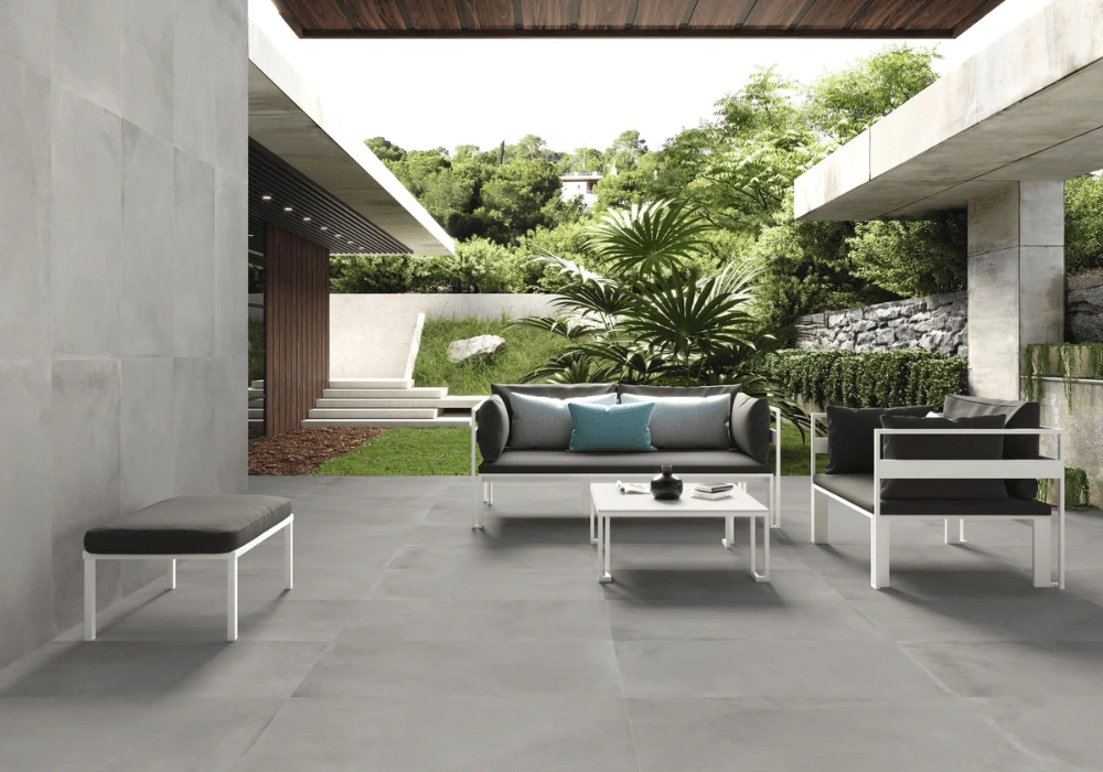 25+ mẫu gạch ốp tường ngoài trời đẹp, bền phổ biến nhất hiện nay 21 gach gia be tong op tuong san vuon
