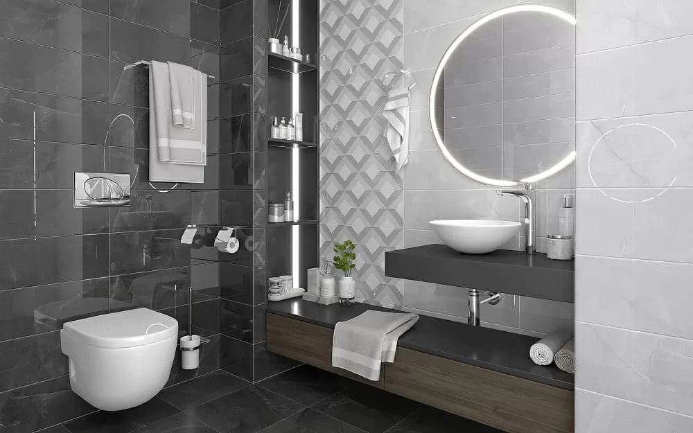 Gợi ý 30+ mẫu gạch 3D trang trí đẹp, thu hút, không lỗi thời 23 gach hoa tiet 3d op nha ve sinh