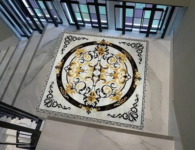Ấn tượng với 20+ ý tưởng ốp gạch cầu thang dùng gạch hoạ tiết 17 gạch hoạ tiết khu vực chờ nghỉ