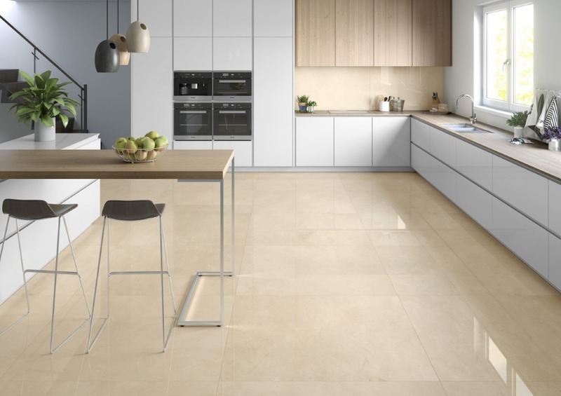 Gợi ý 20+ mẫu nhà đẹp bắt kịp xu hướng vật liệu hiện đại 4 gạch khổ lớn ốp lát nhà bếp