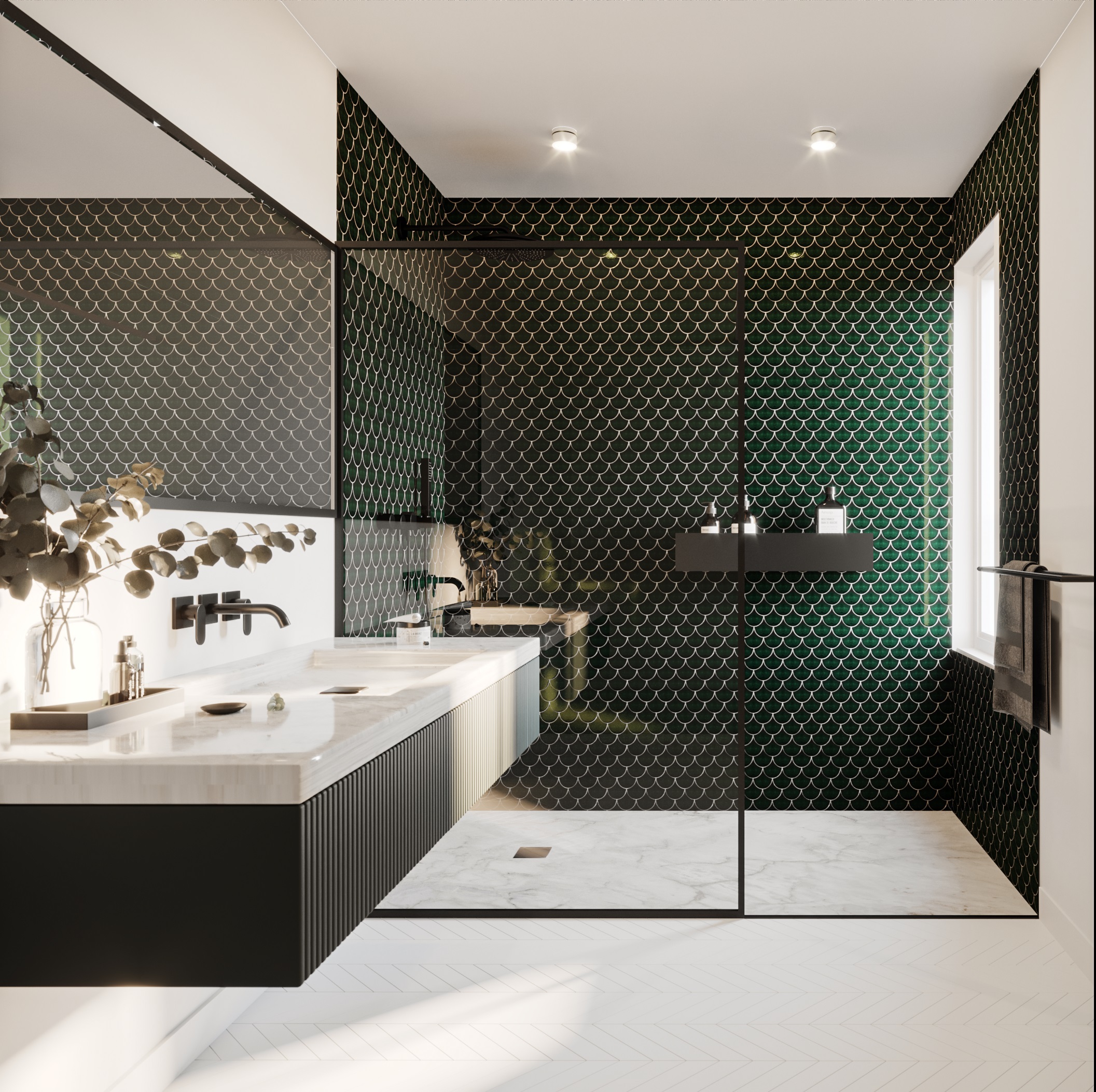 Top 20+ mẫu gạch ốp lát nhà vệ sinh bền màu, chống trơn 4 gạch mosaic nhà vệ sinh