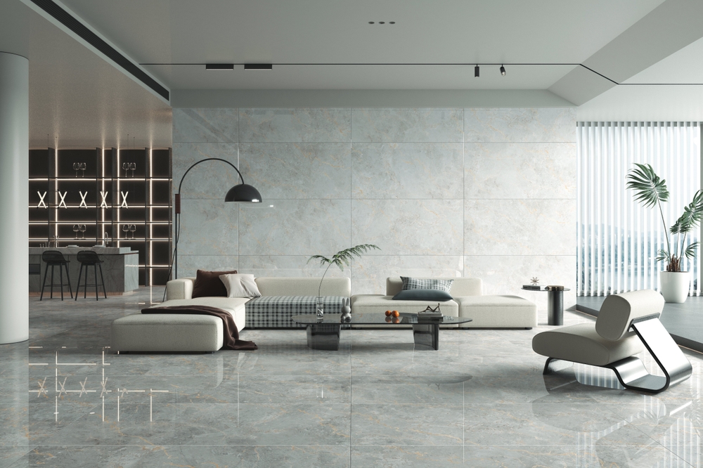 Top 15+ mẫu gạch ốp lát phòng khách đẹp, xu hướng 18 Gạch màu trung tính