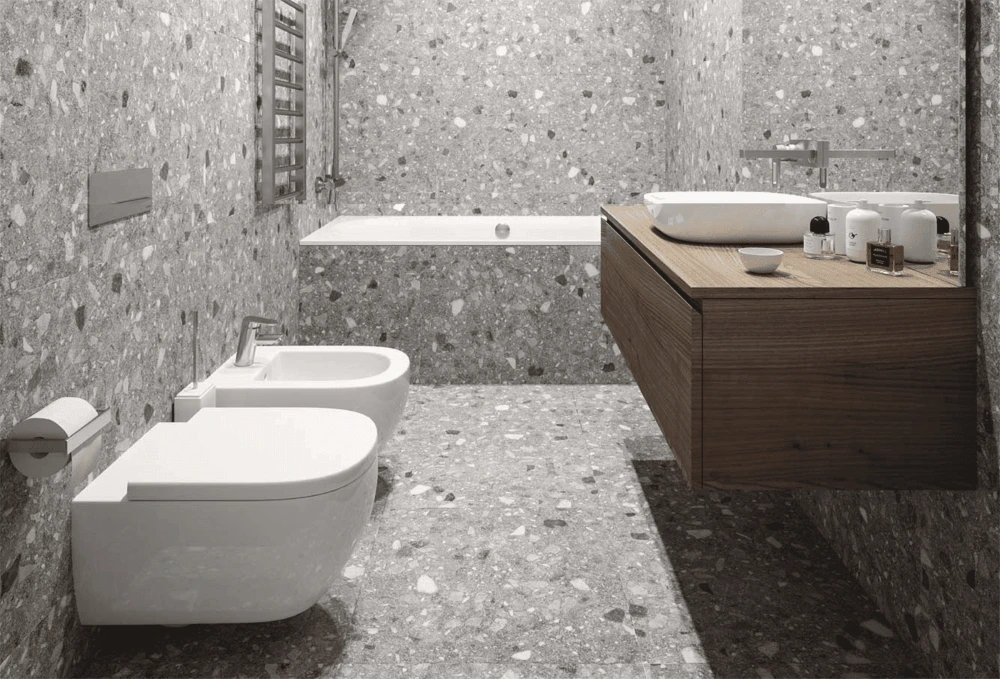 gach terrazzo nha ve sinh