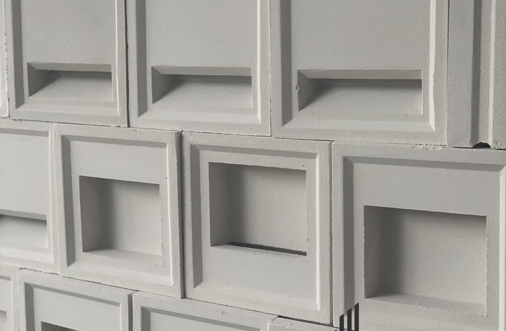 gạch thông gió chống mưa hình vuông