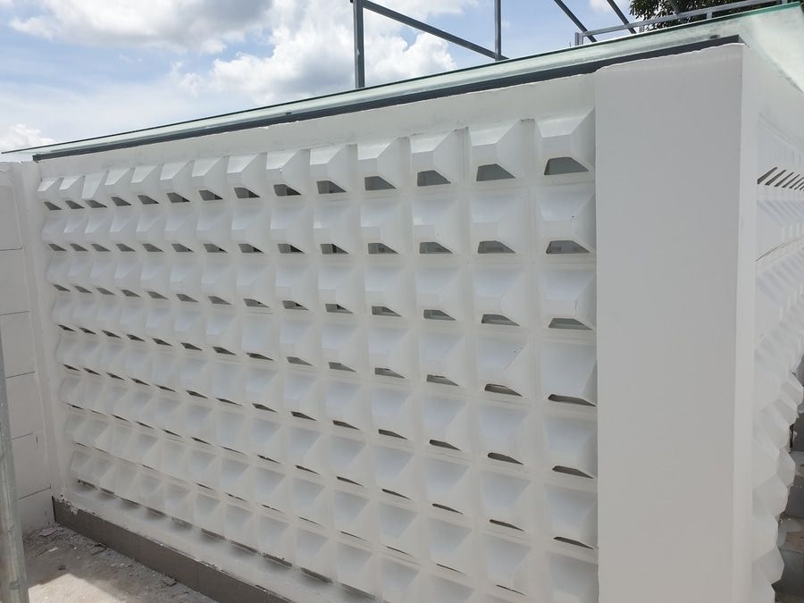 gạch thông gió chống mưa tạt