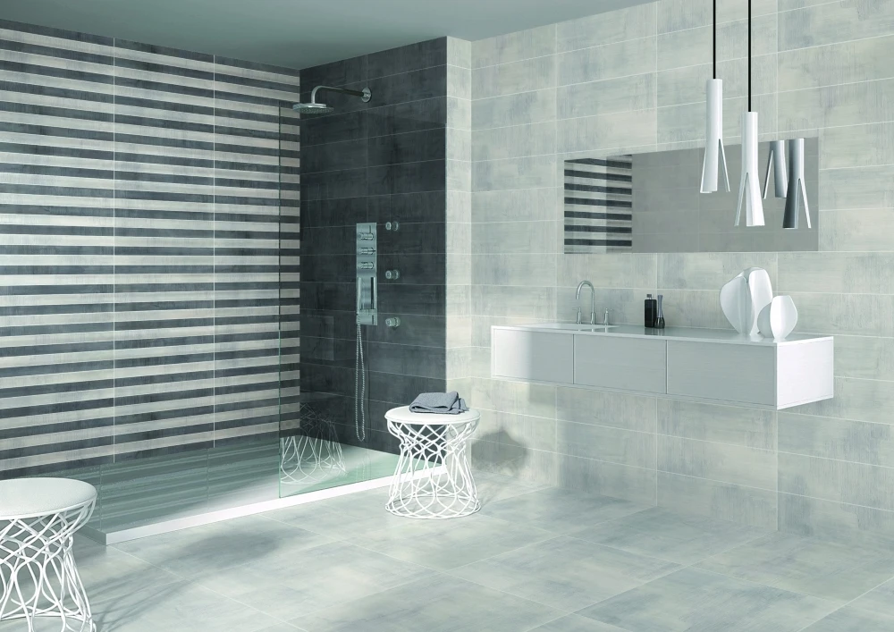 Top 12 mẫu gạch ốp lát nhà tắm đẹp hiếm gặp 2026 - Ốp gạch nhà tắm không lỗi thời 7 gach tone ghi sang op lat phong tam scaled 1