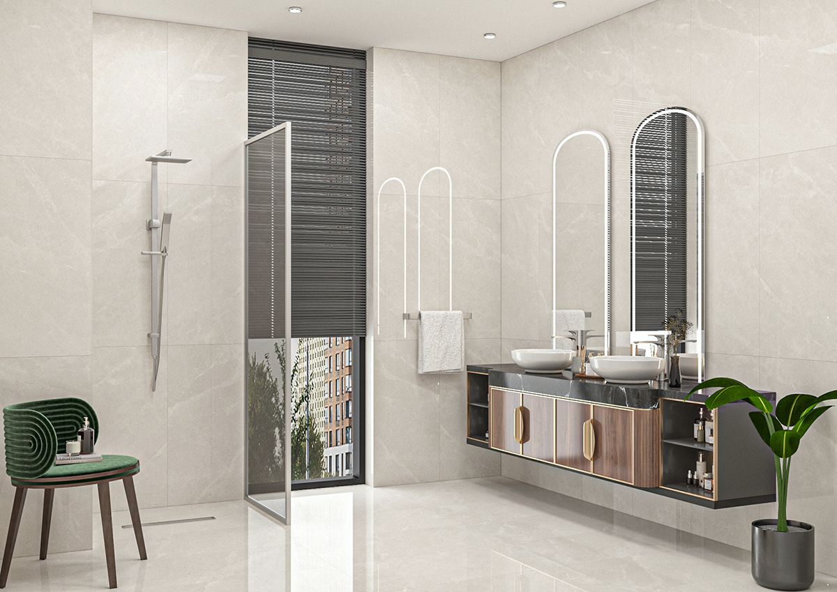 Top 20+ mẫu gạch ốp lát nhà vệ sinh bền màu, chống trơn 13 gạch vân đá ốp lát nhà vệ sinh