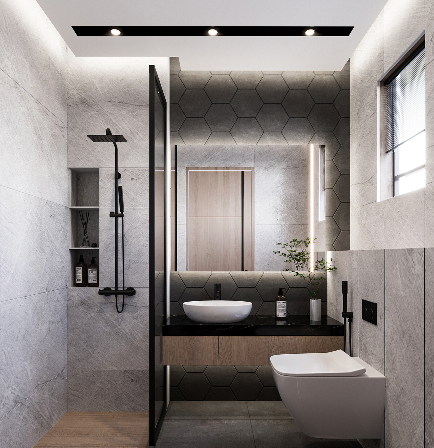 Top 20+ mẫu gạch ốp lát nhà vệ sinh bền màu, chống trơn 18 phối gạch vân xi măng ốp lát nhà vệ sinh