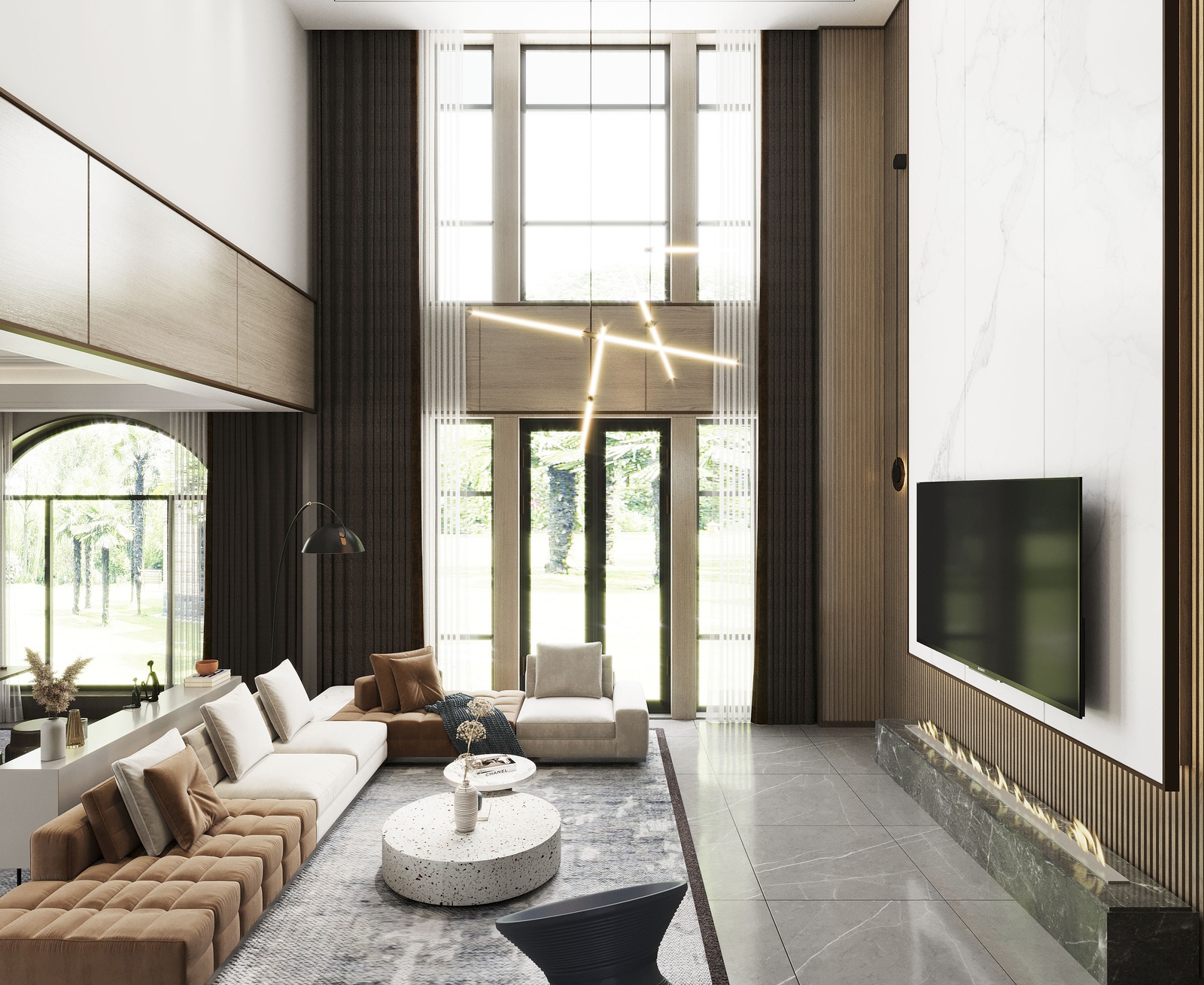 20+ mẫu biệt thự thông tầng đẹp, xa hoa, cao cấp 10 hạn chế trang trí rườm rà