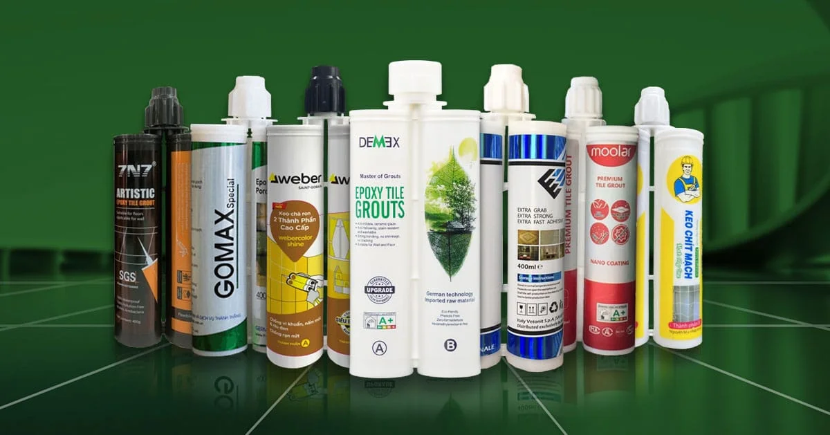 Keo chà ron 2 thành phần loại nào tốt? Gợi ý từ chuyên gia 6 keo chà ron 2 thành phần loại nào tốt