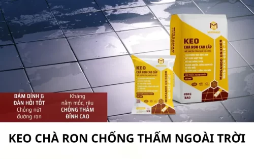 keo chà ron chống thấm ngoài trời