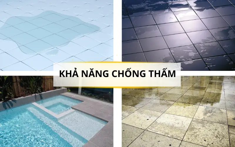 Keo chà ron chống thấm ngoài trời phải có khả năng chống thấm tốt 