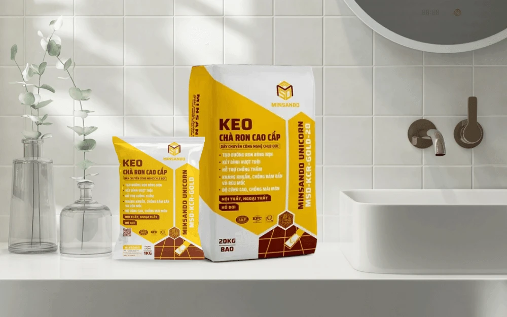 Ron gạch mốc đen nếu không dùng keo chà ron chống thấm nhà vệ sinh? 3 keo cha ron chong tham nha ve sinh