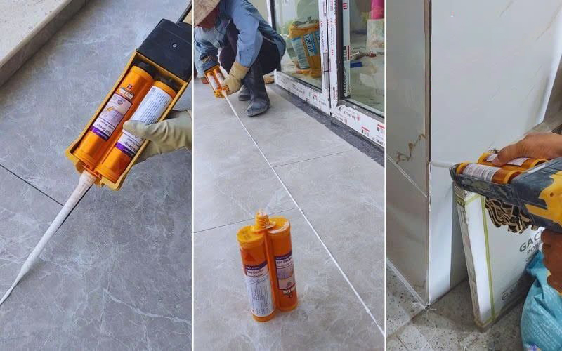 Keo chà ron 2 thành phần loại nào tốt? Gợi ý từ chuyên gia 5 keo chà ron sika