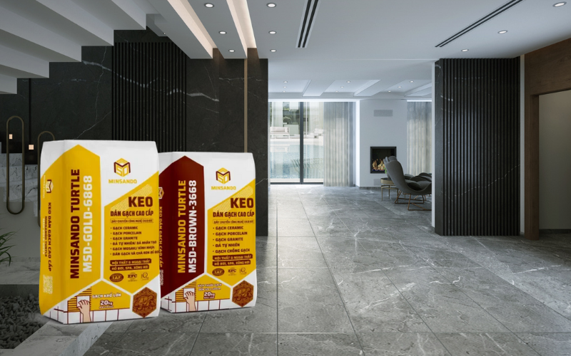 keo dán gạch chuẩn mới trong thi công