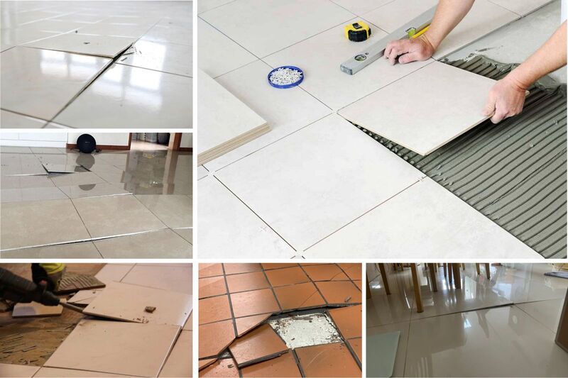 Chi tiết cách xử lý gạch lát nền bị ộp cực đơn giản tại nhà 2 Keo dán gạch không chuẩn gây tiếng động