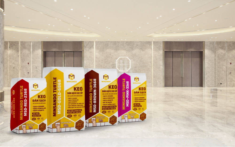 keo dán gạch ốp tường tốt nhất minsando