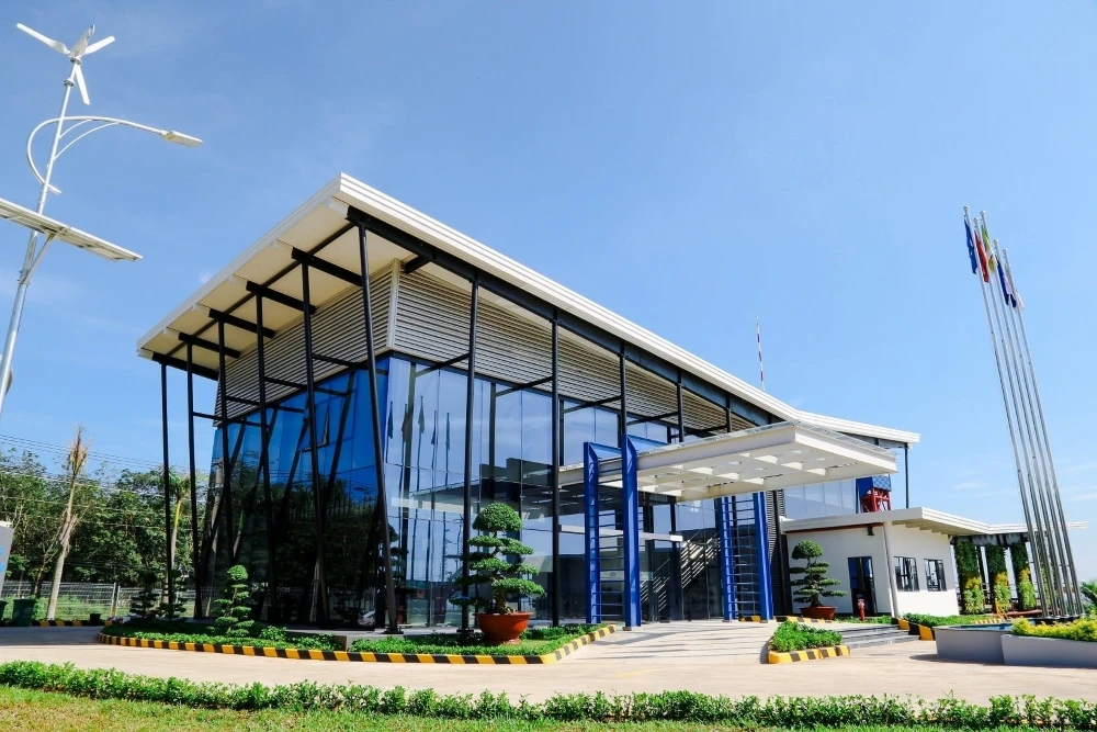 Kiến trúc xanh trong hệ thống nhà máy, nhà xưởng kien truc xanh trong he thong nha may nha