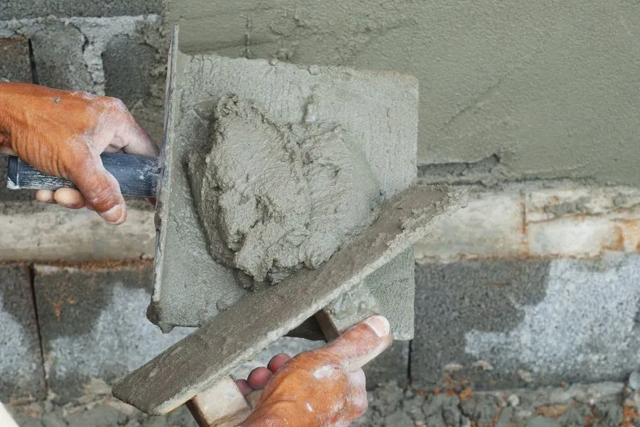 lỗi thi công vữa khô trộn sẵn