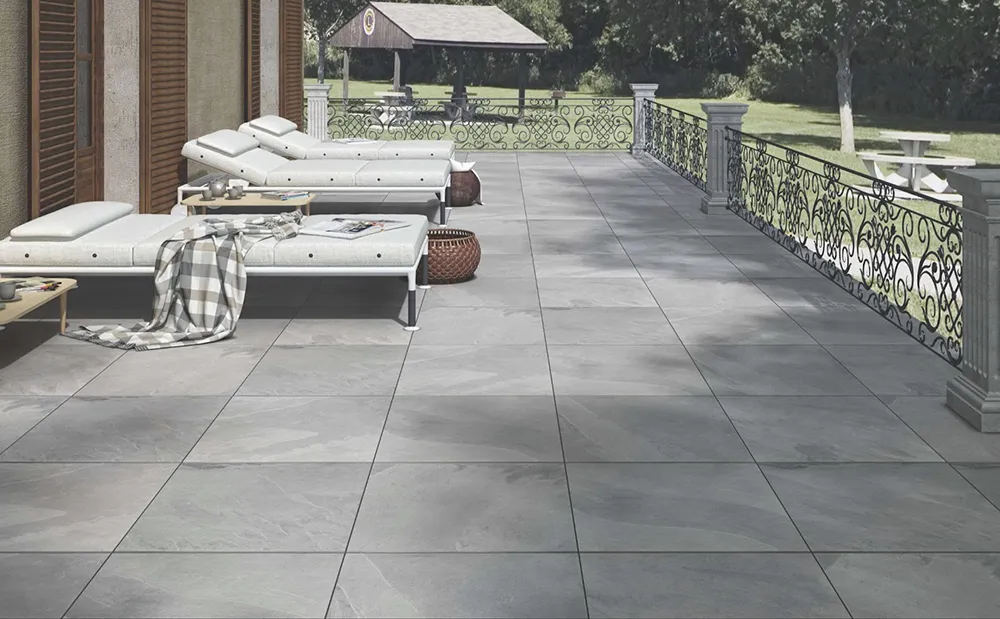 Top 20+ mẫu gạch ốp lát sân chống trơn, chống rêu, chịu lực cực tốt 13 Gạch Granite nhám rất dễ thi công, phù hợp với sân thượng