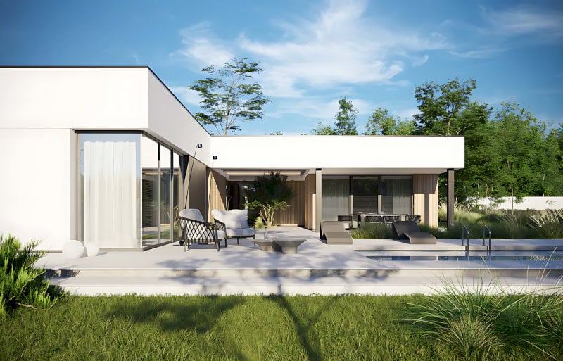 30+ mẫu nhà cấp 4 hiện đại, đẹp, tiện nghi, xu hướng nhất 26 mẫu nhà cấp 4 chữ L