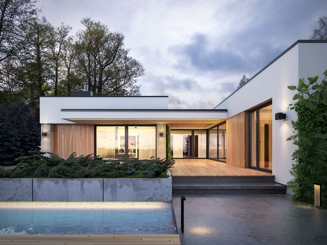 30+ mẫu nhà cấp 4 hiện đại, đẹp, tiện nghi, xu hướng nhất 4 mẫu nhà mái bằng sang trọng