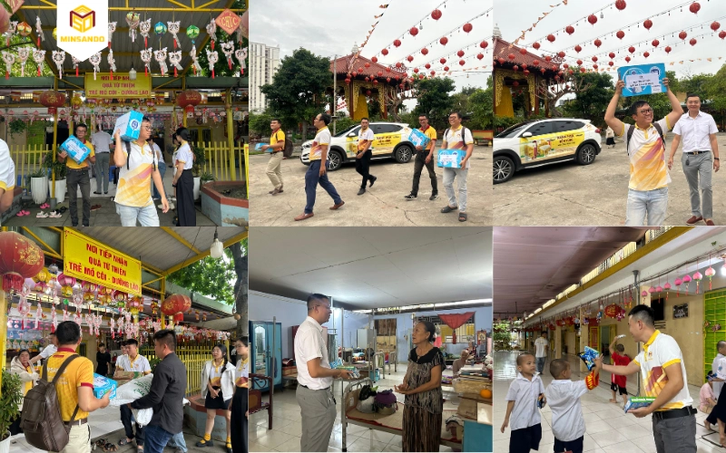 [Tháng 11] MINSANDO gửi yêu thương đến Mái ấm Chùa Từ Hạnh - Bình Tân