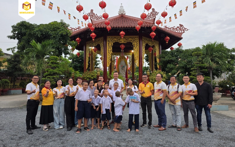 [Tháng 11] MINSANDO gửi yêu thương đến Mái ấm Chùa Từ Hạnh - Bình Tân