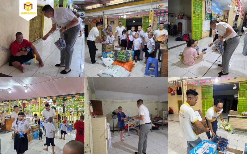 [Tháng 11] MINSANDO gửi yêu thương đến Mái ấm Chùa Từ Hạnh - Bình Tân