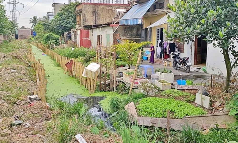 Mương nước trước nhà có tốt không theo phong thủy và thực tế? 3 Mương nước trước nhà đọng rác bẩn, bốc mùi khó chịu, ảnh hưởng đến sức khỏe