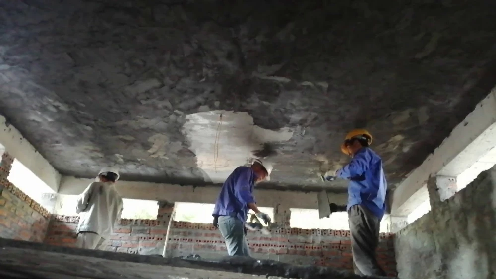 Bí kíp thi công vữa tô trần hạn chế bong tróc, nhanh, ổn định 4 Loại vữa tô trần chuyên dụng, khắc phục vấn đề của vữa truyền thống khi trát trần